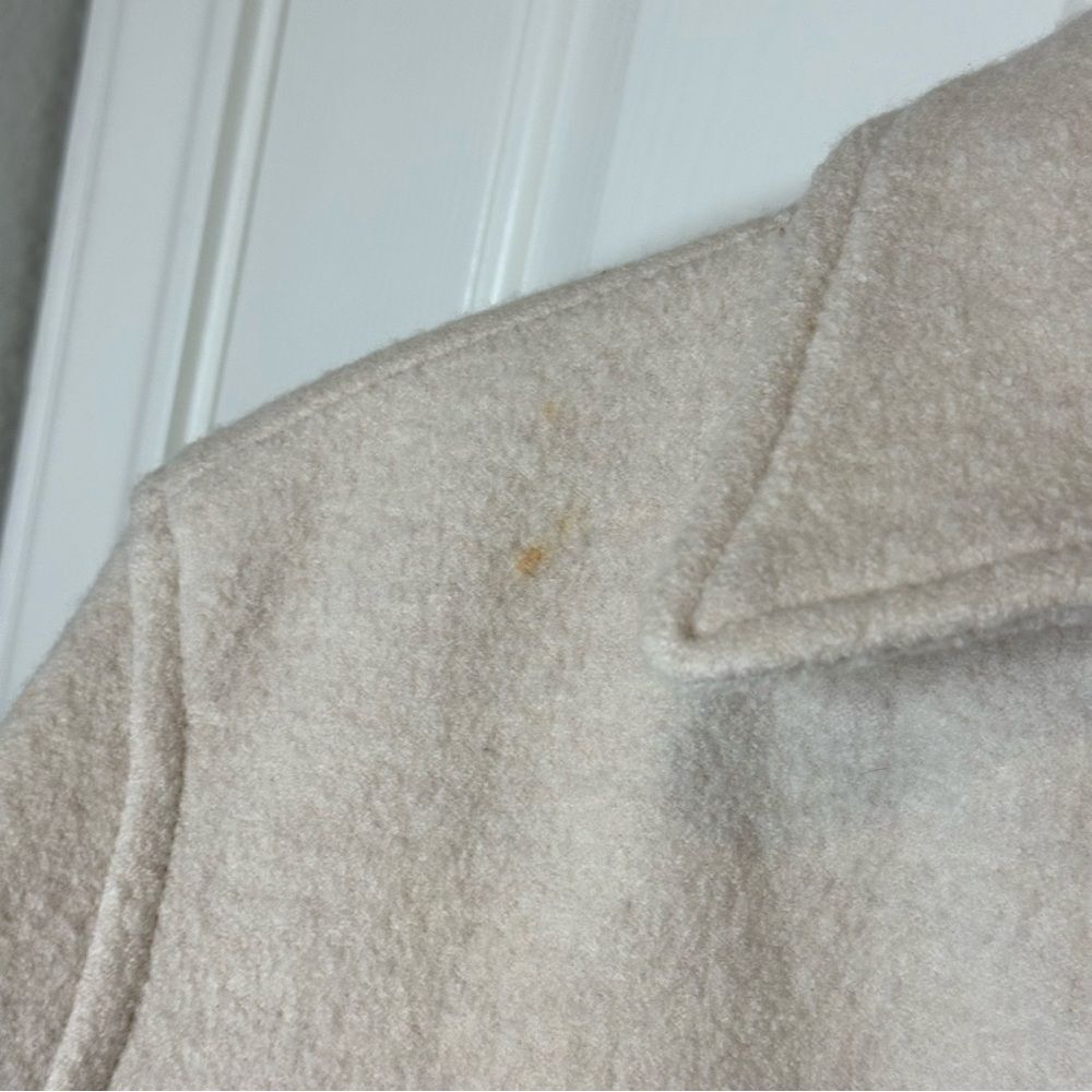 Aritzia Wilfred Free Heather Bone Merino Wool The Ganna Shirt Jacket Shacket XS - Picture 9 of 12